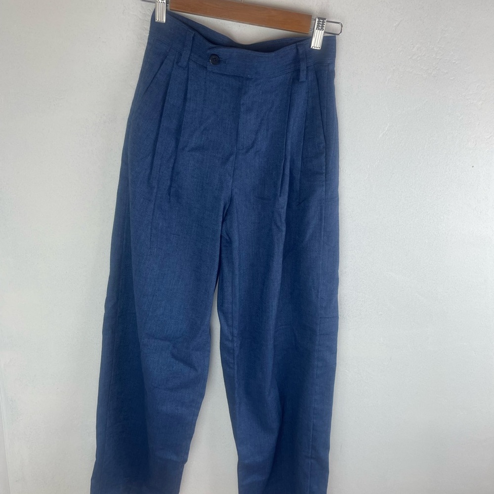 Banana Republic women’s linen blend Navy Dress Pants